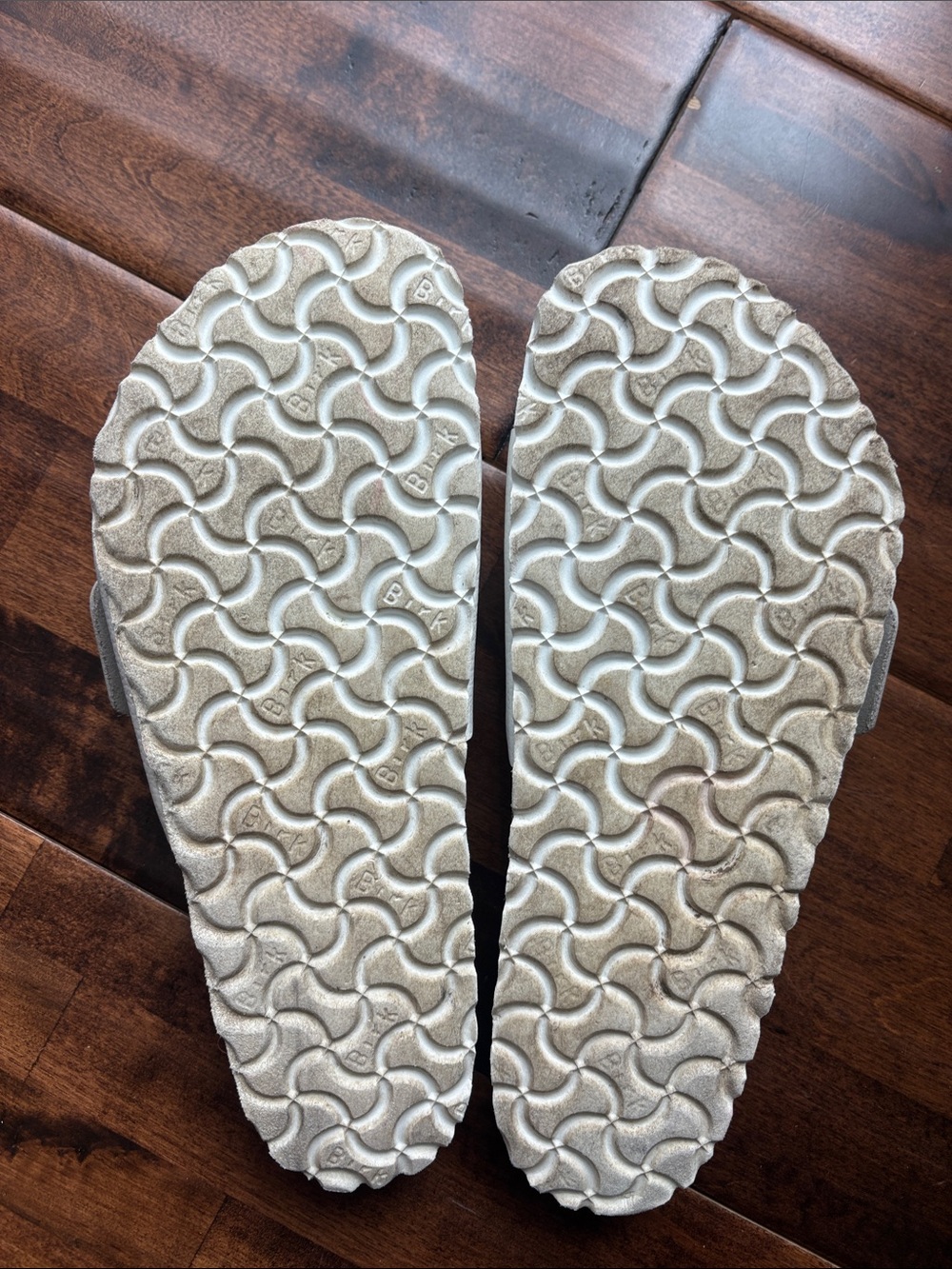 Birkenstock White Madrid Big Buckle Slide Sandals - Single Strap - Picture 5 of 6